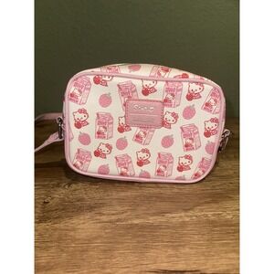 Hello Kitty by Sanrio Loungefly Strawberry Milk Crossbody Bag